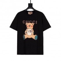 送料込 グッチ×ノースフェイス テディベア 偽物 コラボ★スペシャルロゴTシャツ Nov74493