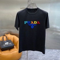 プラダ ロゴ刺繍 Tシャツ 偽物 puv93066