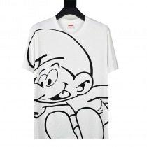 春もの新作 シュプリーム Tシャツ コピー★大きいスマーフ柄がかわいい Shj58371