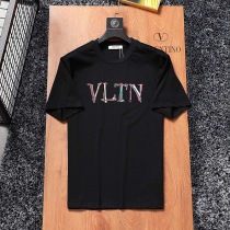 関税込ヴァレンティノ Tシャツ パロディ VLTN コットンロゴ Tシャツ Vuk85200