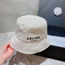 日本未入荷 セリーヌ デニム ロゴ バケットハット 偽物 帽子 Ceq45126