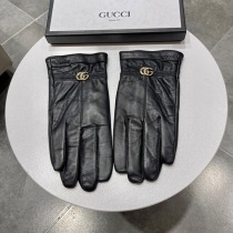 グッチ〔GGマーモント〕レザー グローブ 偽物 guk47194