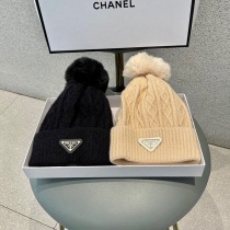 21-22AW【プラダ コピー】シンプル ウール ニット キャップ puo02494