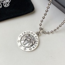 大人気！クロムハーツ ネックレス コピー CHクロス ボール両面 チャーム Kur89052