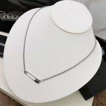 《大人気》クロムハーツ 安全ピン ネックレス 偽物 CH プラス Safety Pin 41cm Kur96573