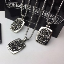 人気No1 【クロムハーツ ネックレス コピー】CHクロス ダガードッグタグ シルバー Kuz80915