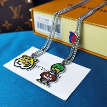 春もの新作ルイヴィトン ペンダントLVダック&タイガー コピー ネックレス MP3231