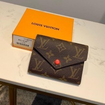 ルイヴィトン 財布 スーパーコピーポルトフォイユ ヴィクトリーヌ ダミエ エベヌ ミニLV20269