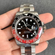 新作ロレックス GMTマスター2 偽物 腕時計 自動巻き メンズ ブラック 40mm 116710BLNR