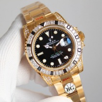 新作 Rolex ロレックス時計スーパーコピー GMTマスター2 自動巻き メンズ ブラック 116758SANR