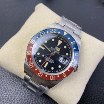 ロレックス 偽物 腕時計★GMTマスター 自動巻き ステンレススチール メンズ ブラック 16751