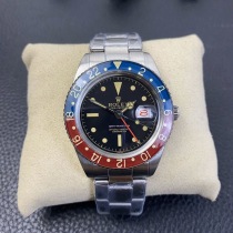 ロレックス コピー 時計 GMTマスター 自動巻き ステンレススチール メンズ ブラック 16752