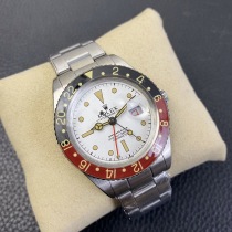 ロレックス 偽物 腕時計★GMTマスター 自動巻き ステンレススチール メンズ ホワイト 2836
