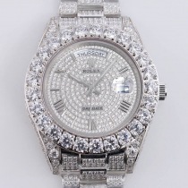 ロレックス ROLEX 時計 スーパーコピー 39MM メンズ ホワイト 全面ダイヤ デイデイト roj31634 限定