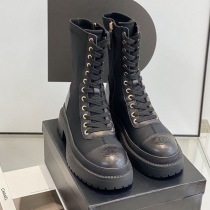 シャネル◆レースアップ シューズ レザー コピー sht19961