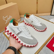 【日本未発売】ルブタン偽物 LOUBISHARK 爽やかホワイト ★スニーカー Rux78311
