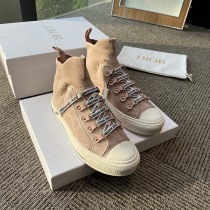 ディオール スニーカー 偽物 ハイカット ロゴ 2色 KCK368CHKS12U