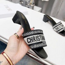 ☆超人気☆ディオール お洒落な コピー ☆ヒールスリッパ☆ サンダル モダン 4㎝ dey67755
