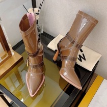 目を惹くカラー フェンディ ネオプレンFFストラップブーツ コピー fep73792