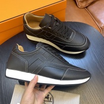 ☆超人気☆エルメス スニーカー 偽物 ブーメラン レザー エプソン ers38442