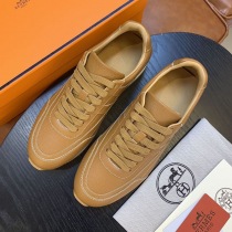 【日本未入荷】エルメス スニーカー 偽物 ブーメラン レザー エプソン eru86995