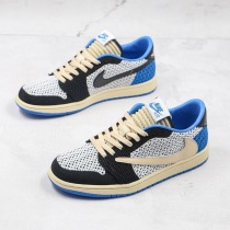 可愛いナイキ × トラビススコット コピー エアジョーダン 1 レトロ ロー Flyknit DM7866141