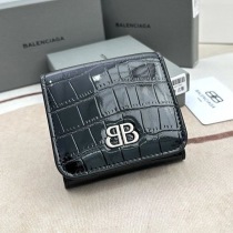 高級ブランドバレンシアガ 偽物 クロコダイル BB ミニウォレット bal33401