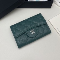 ブティック♪ブランドシャネル 偽物 ミニ財布 キャビア ライトゴールド金具 shl55264