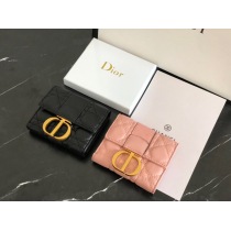 可愛い ディオール オブリーク カロ 三折り 財布☆3色 dev45786