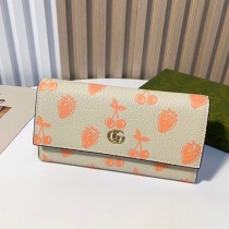 超希少！【グッチ】★GGマーモント ベリー コンチネンタルウォレット コピー gus97509