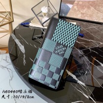 ルイヴィトン 長財布 コピー 二つ折り ダミエ ロゴ ブラック グレー LV20225