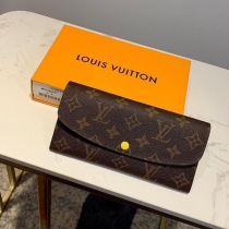 ルイヴィトン 財布 偽物 モノグラム ポルトフォイユ エミリー ミモザ 長財布 M60698