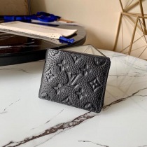 ルイヴィトン 財布 コピー 折り財布 ブラック モノグラム M69075