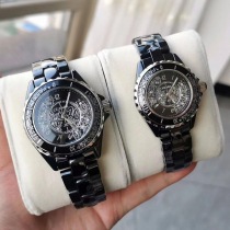 目を惹くカラーシャネル コピー J12・33&38mm 世界限定 ブラックセラミック shy13878