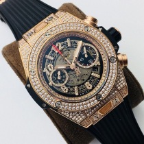 稀少ウブロ 腕時計 コピー ビッグバン ダイヤモンド ゴールド huc61505