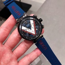 ルイヴィトン タンブール 偽物 クロノグラフ 42mm vus09002