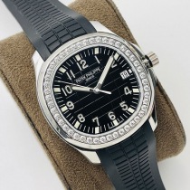 パテックフィリップ アクアノートルーチェ 偽物★ブラック ステンレス paq83027