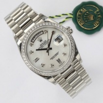 《大人気》ロレックス 腕時計 スーパーコピー デイデイト シルバー 36mm roc20921