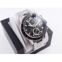 人気急上昇 タグホイヤー カレラ 偽物 スケルトン 文字盤 ステンレス メンズ 腕時計 43 mm TAi22171