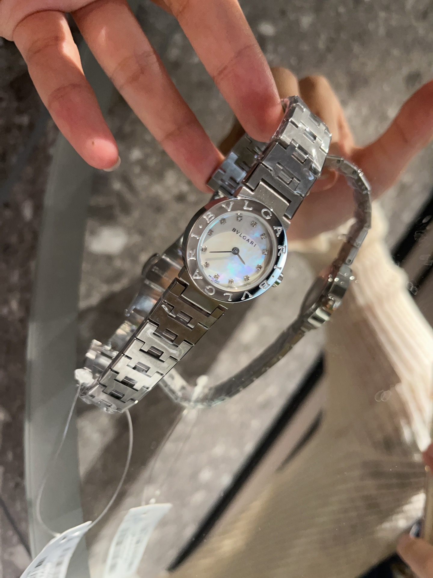 ブルガリ時計スーパーコピーN級品 ブラック シルバー 100320-1通販