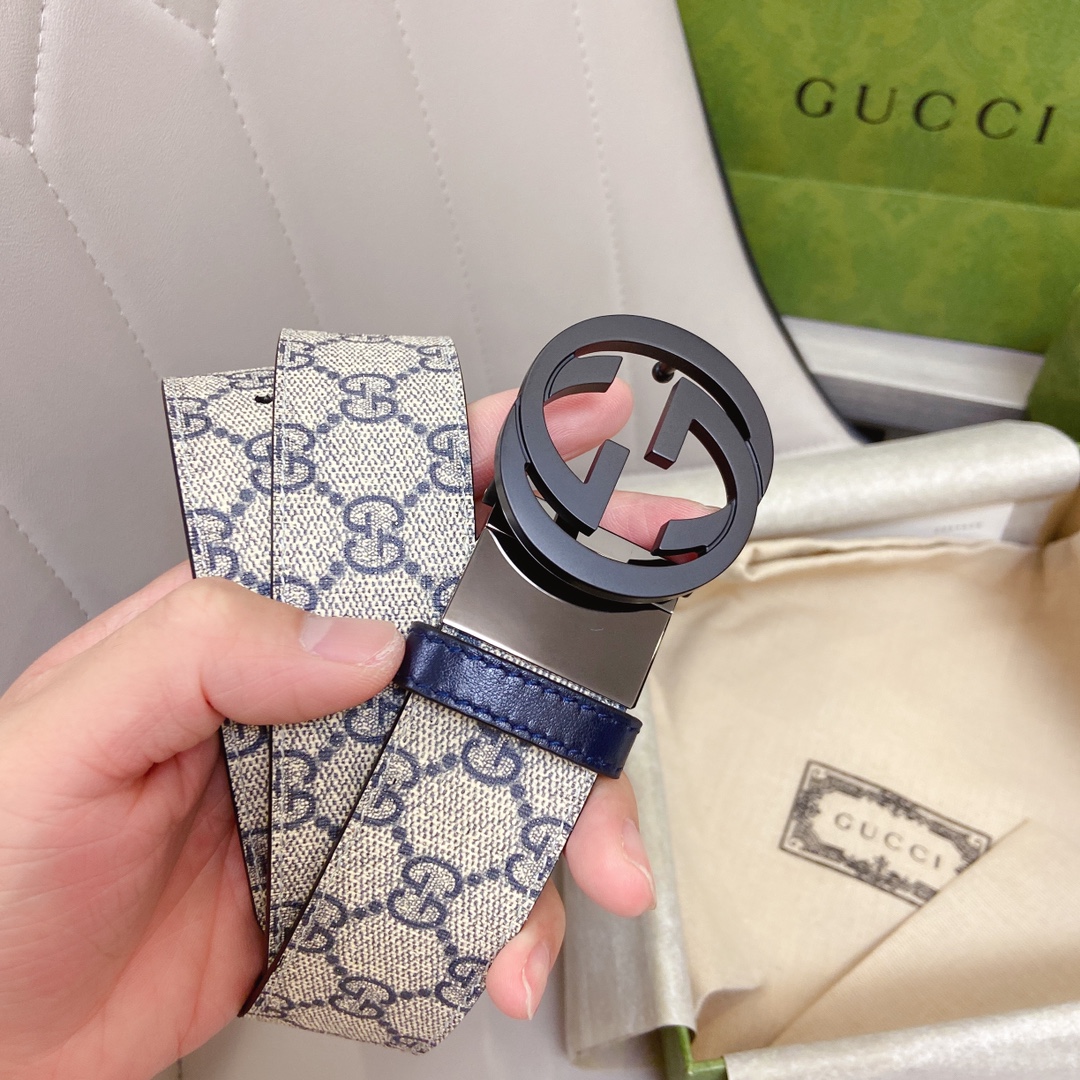 新作コピーグッチスイベルバックルリバーシブル偽物ベルト 136519高い品質