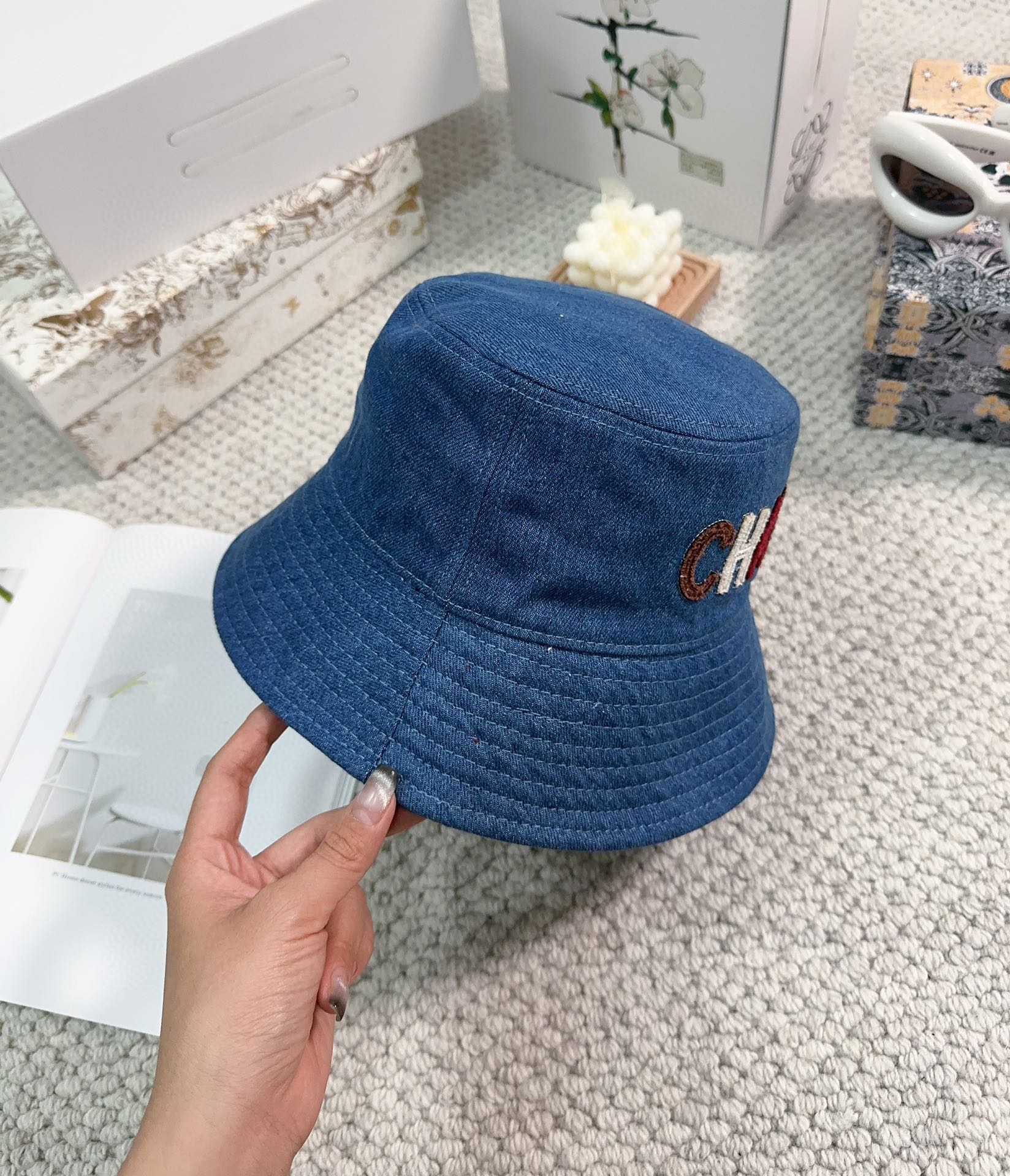 シャネルコピーN級品 23A バケット偽物ハット 217697激安送料無料