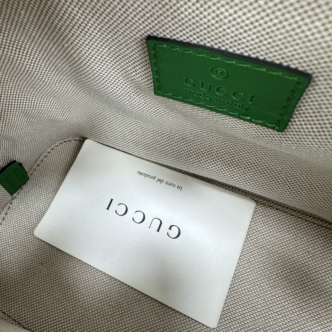 2023新品グッチバッグブランド偽物グリーン刺繍 727793-2代引きを販売
