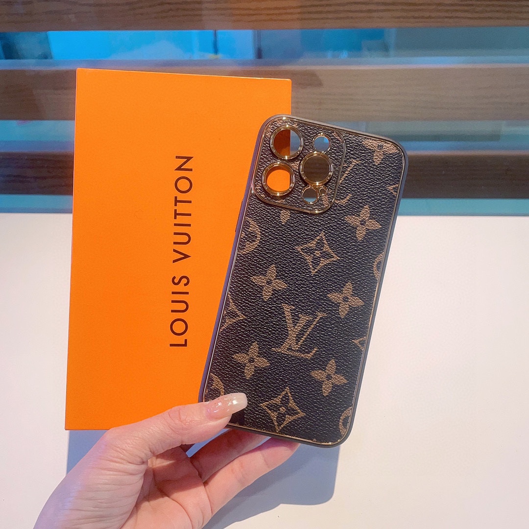 ブランドコピールイ・ヴィトンのクラシックな電気メッキ老眼用電話ケース Lv40056激安送料無料
