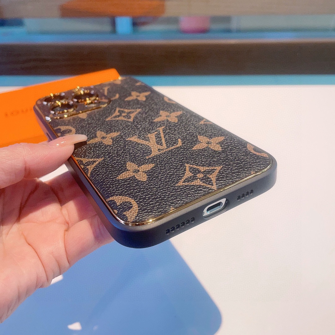 ブランドコピールイ・ヴィトンのクラシックな電気メッキ老眼用電話ケース Lv40056品質保証