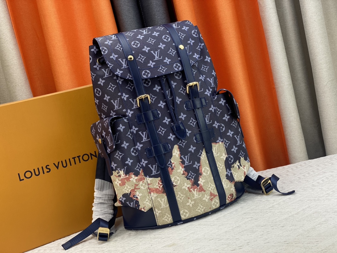 大人気のブランドルイ・ヴィトンコピーパック ブルー グラフィティ バック M41379通販