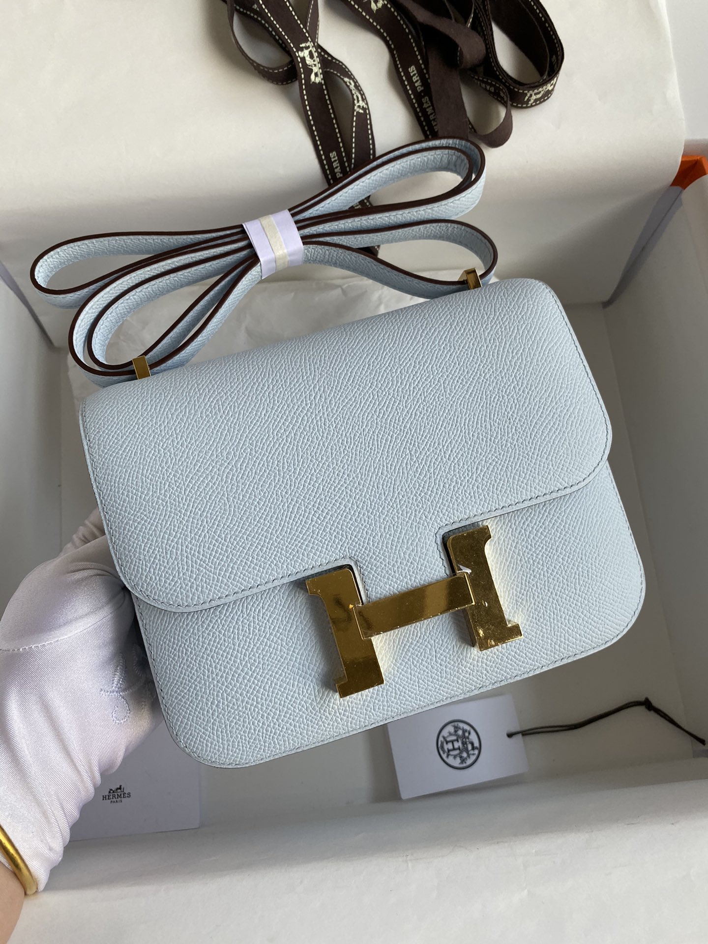 ブランドコピーエルメスの完全手縫いカンカントランペット her40232-2品質保証