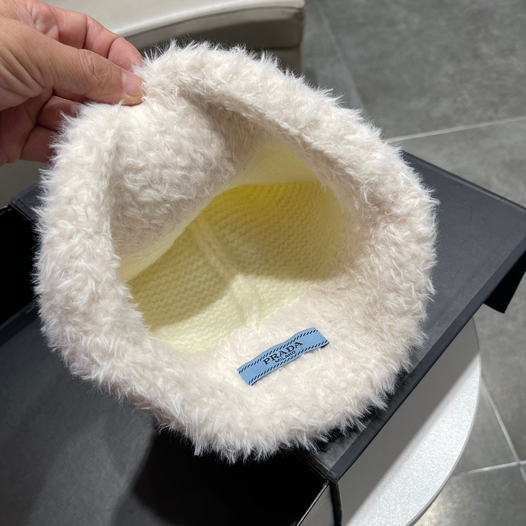 プラダの秋冬新作ウールスーパーコピー帽子 pun20263品質保証