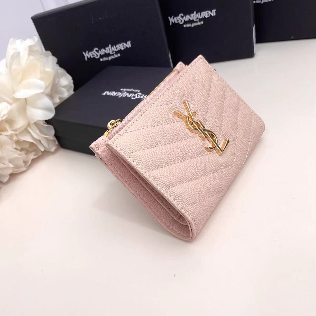 サンローランスーパーコピーN級品モノグラム ツーピースジッパー財布 06622