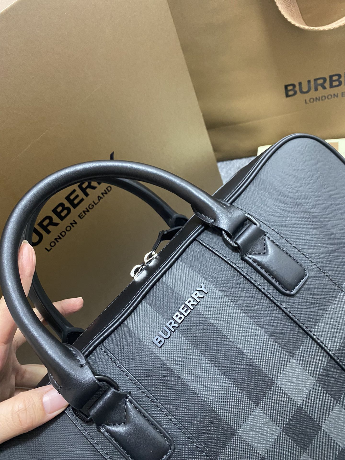 バーバリーブランド高品質メンズスーパーコピーブリーフケース 07722最高級